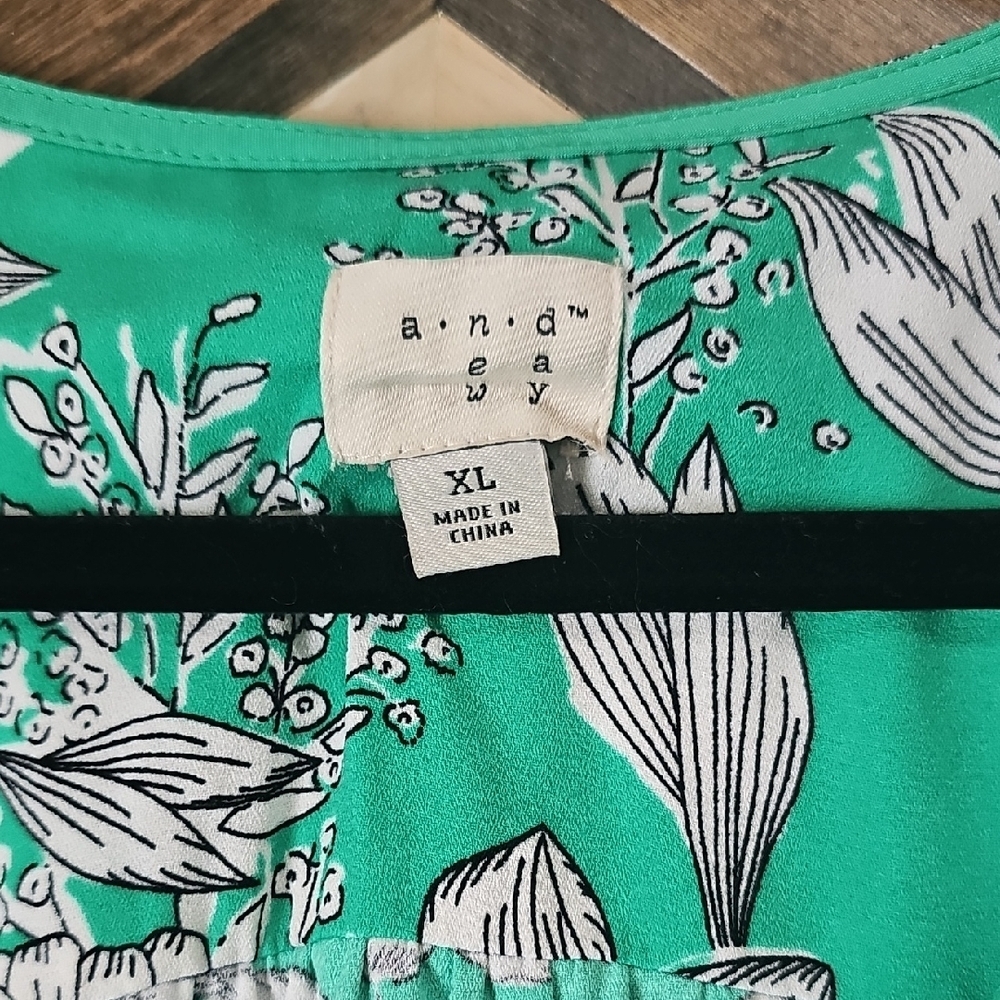 A New Day Floral Green Dress - Picture 2 of 5
